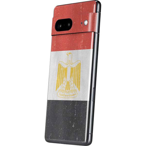 Egyptian Flag Distressed Pixel Skins